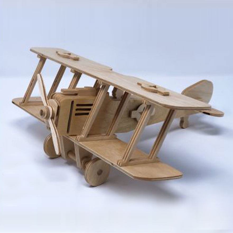 دانلود طرح آماده هواپیمای اسباب بازی جهت ساخت با دست یا لیزر یا سی ان سی
