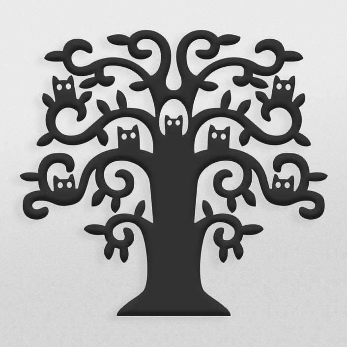 دانلود فایل آماده طرح تزئینی درخت و جغد جهت برش لیزر ، حک و cnc